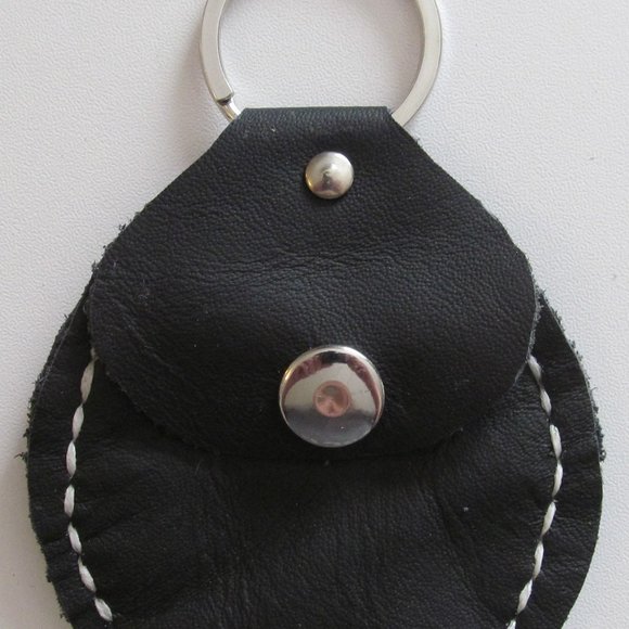 Leather Coin Purse Keychain - Picture 1 of 2